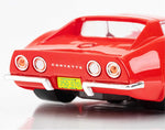AFX HO scale Corvette model on racing track