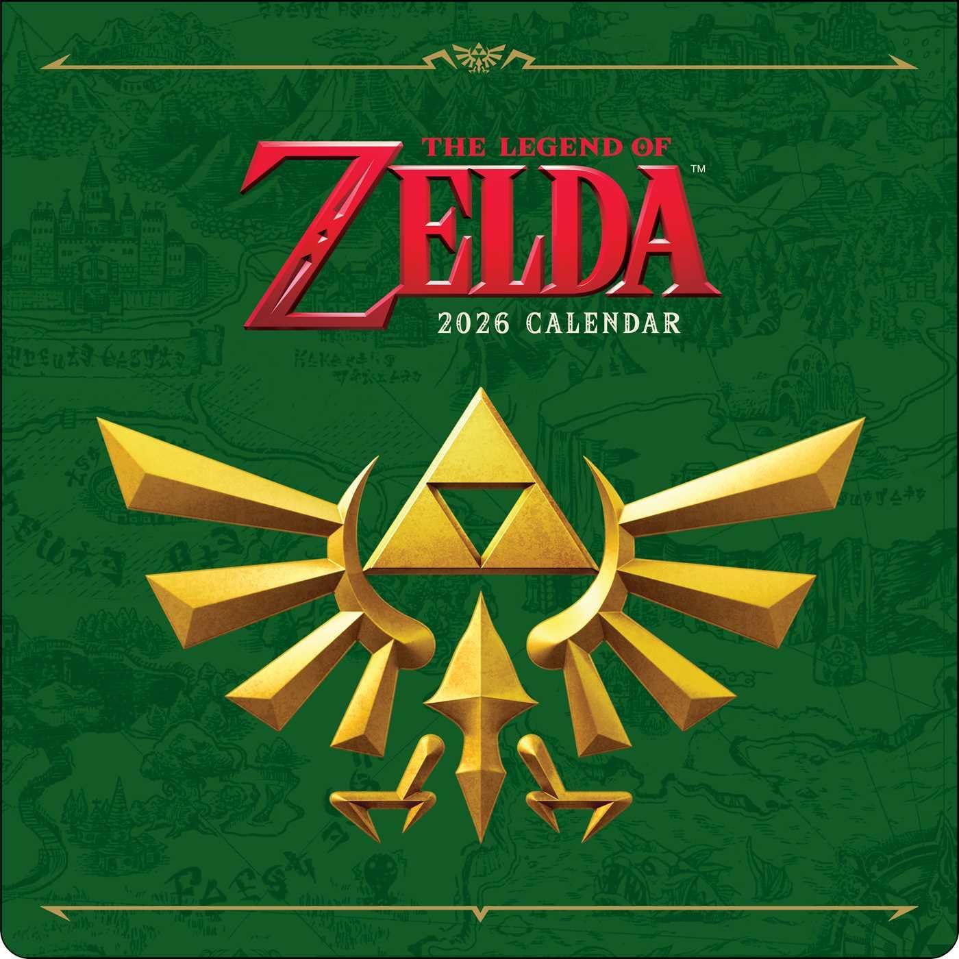 Legend of Zelda 2026 Wall Calendar - Image 1