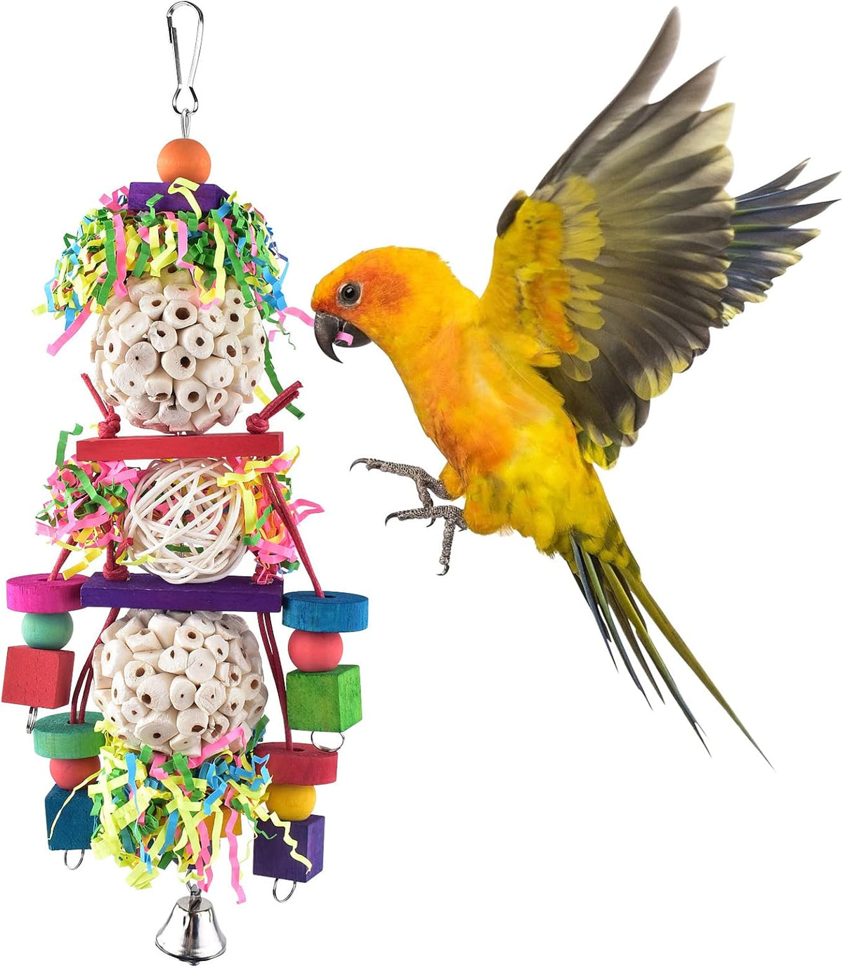 Bissap organic pet bird shredding product for cockatiels
