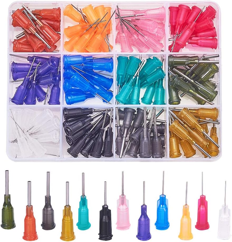Benecreat blunt tip syringe needles front view showing storage box