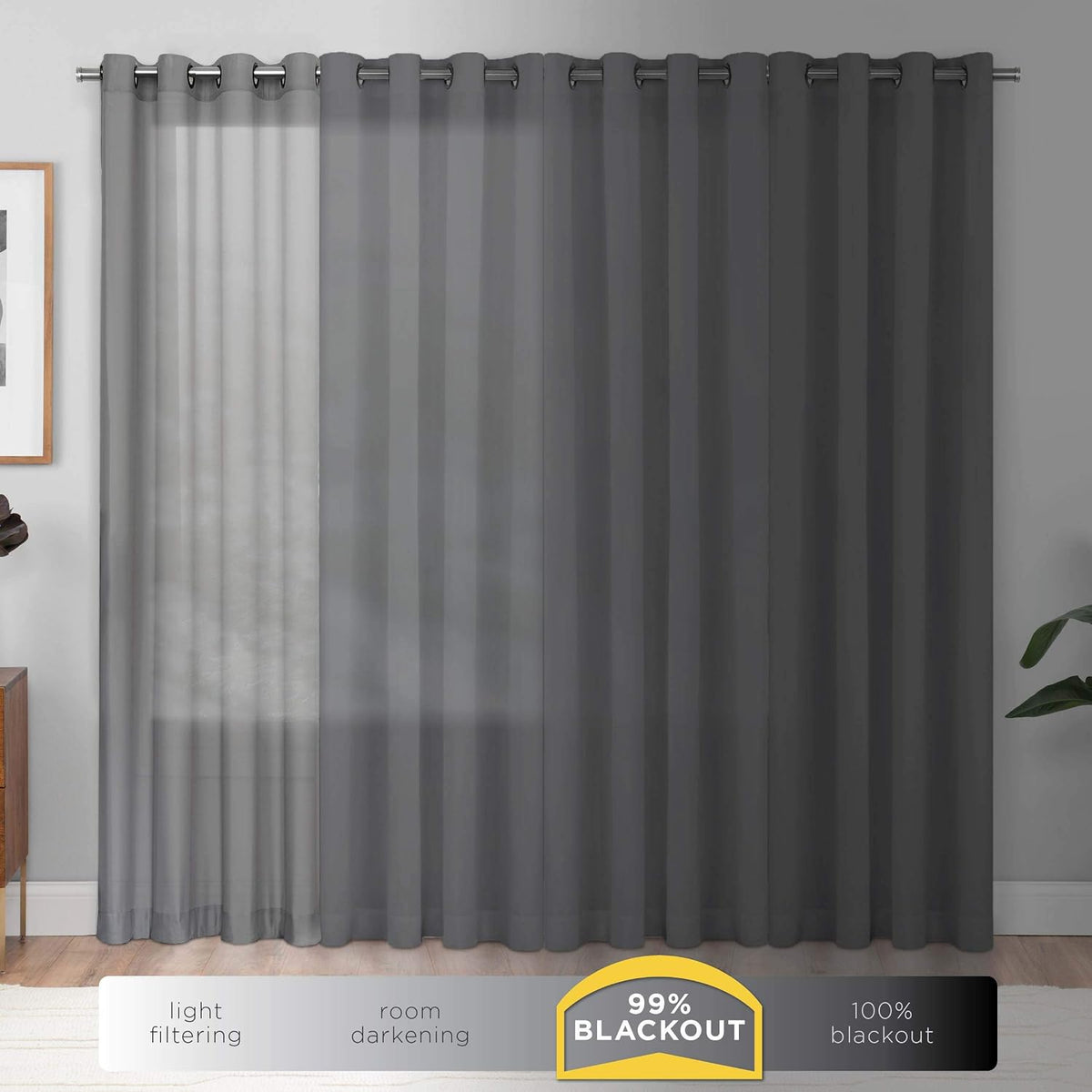 Eclipse Thermaweave window panel fabric texture closeup