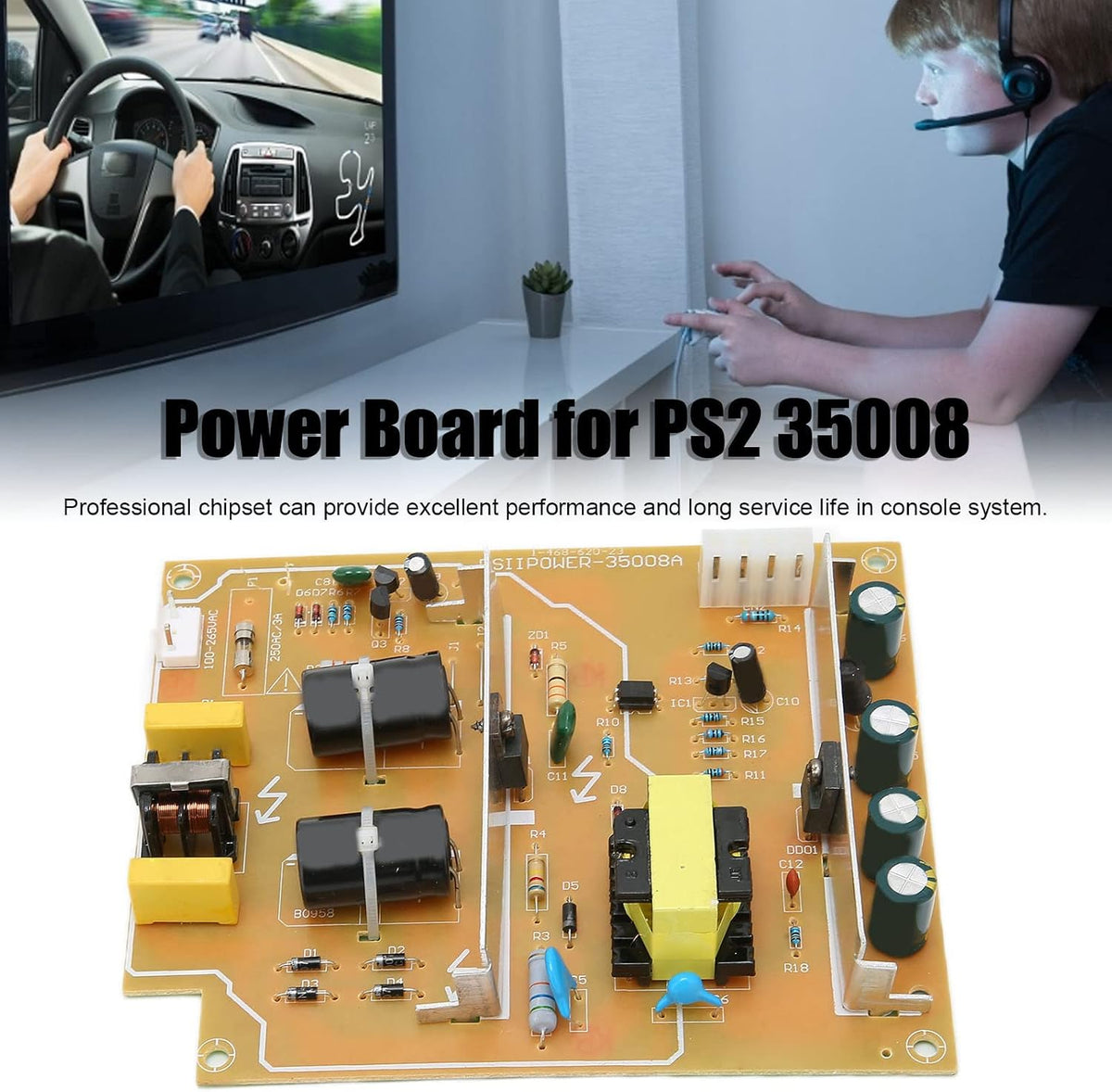 ASHATA replacement power supply board circuit layout
