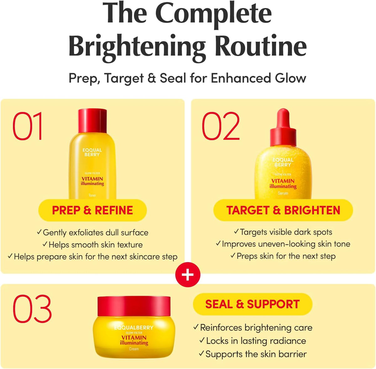 Eqqualberry Vitamin Illuminating Serum dropper bottle product view
