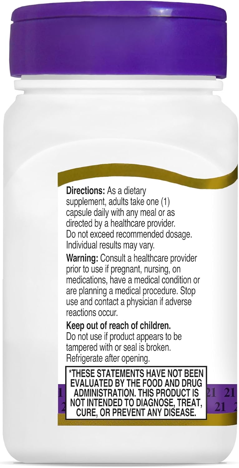 21st Century Acidophilus Probiotic Blend Capsules, 100 Count | Daily Probiotic with Lactobacillus Acidophilus & Inulin Prebiotic, Digestive & Immune Health Support, Everyday Gut Balance - Image 9