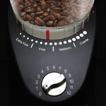 Capresso Infinity Plus burr grinder angled display