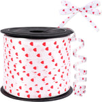 KatchOn red heart curling ribbon spool front view