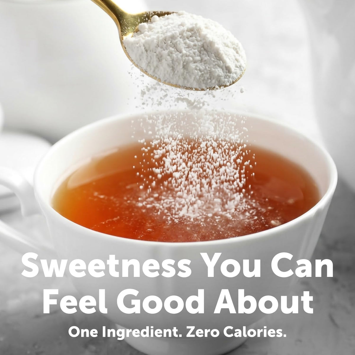 Micro Ingredients organic stevia powder used in morning coffee