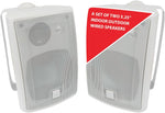 Dual Electronics LU43PB 4" 3-Way Indoor Outdoor Wired Speakers Weatherproof - Image 12