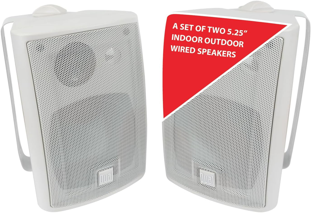 Dual Electronics LU43PB 4" 3-Way Indoor Outdoor Wired Speakers Weatherproof - Image 12
