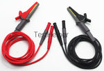 TL200 LCR Meter Tester 4 Four Wire Silicone Test Leads Lead Terminal Kelvin Clip Alligator with 4mm Banana Plug - Image 9