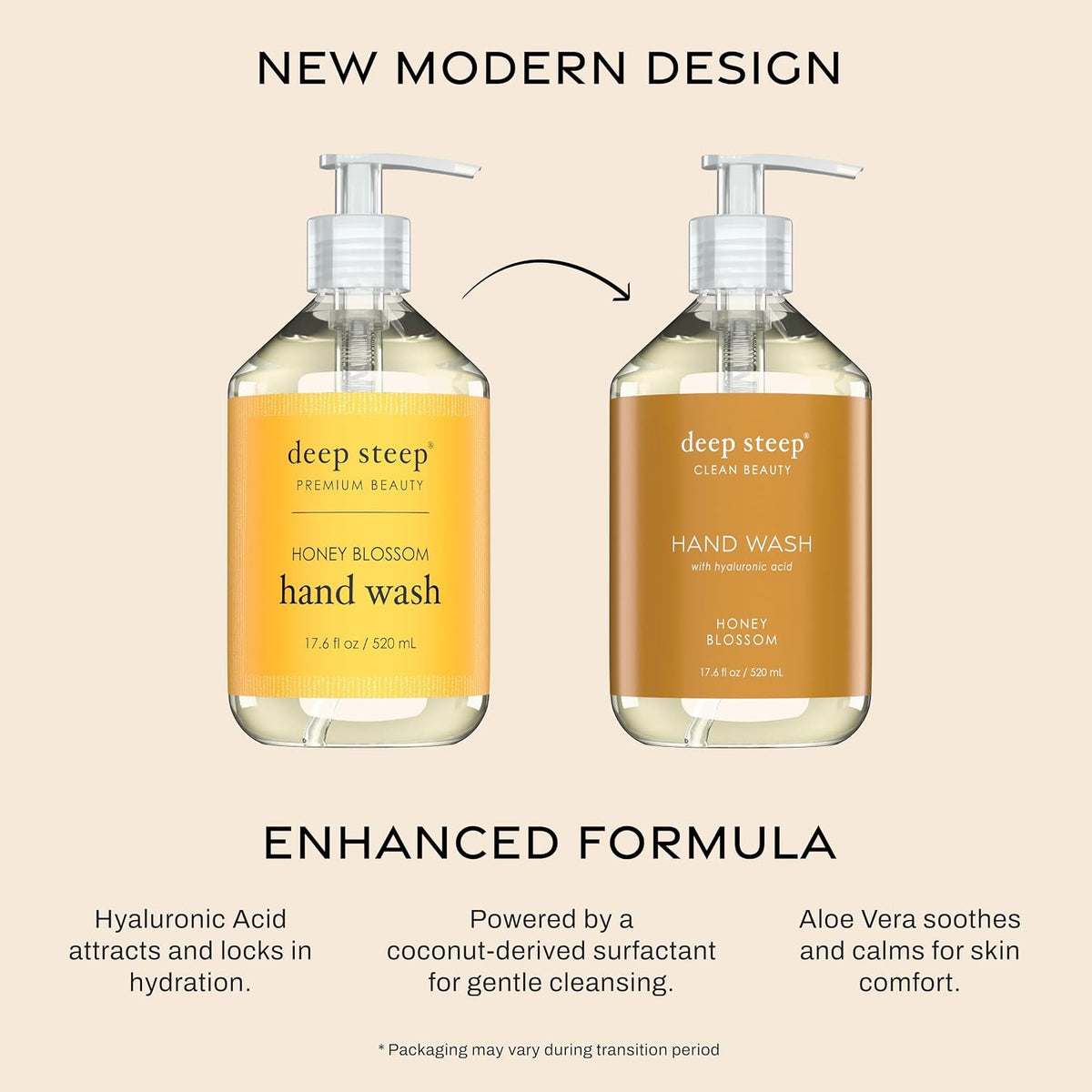 Deep Steep moisturizing hand cleanser texture and lather