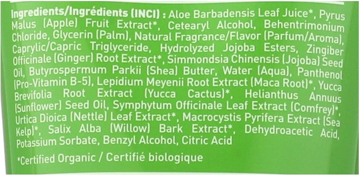 Desert Essence Volumizing Hair Conditioner packaging details and ingredients