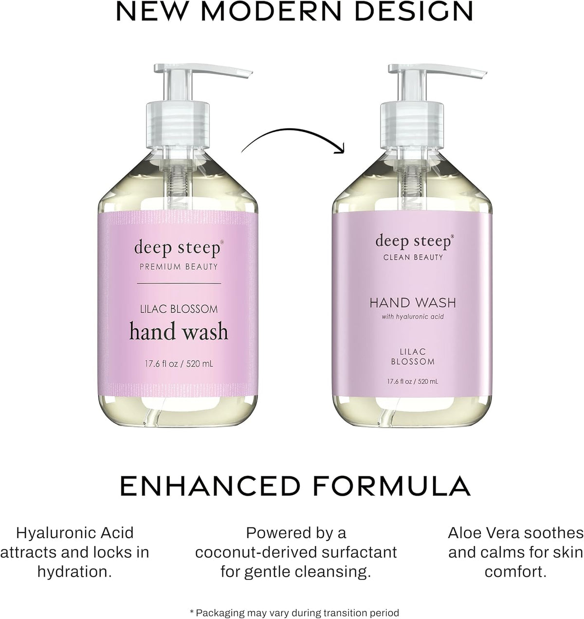 Deep Steep moisturizing hand cleanser bottle pump mechanism