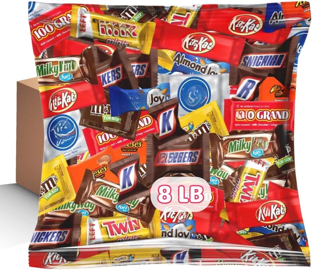 Okida bulk chocolate assortment bag displaying two pound net weight