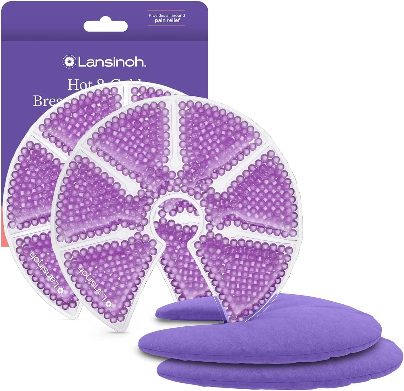 Lansinoh TheraPearl 3-in-1 Breast Therapy Packs front view