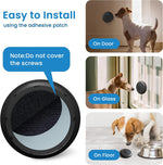 Close up of the IP65 waterproof dog doorbell button