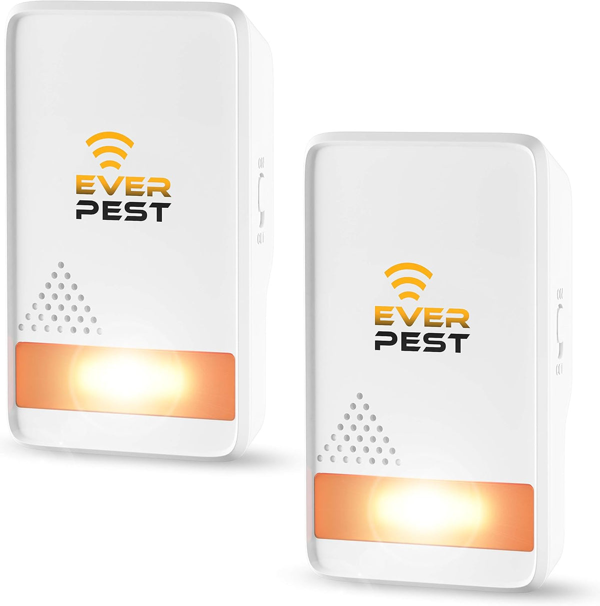 Ever Pest Ultrasonic Pest Repeller 2 Pack front view electronic insect control