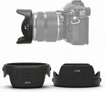 Bindpo LH-66 camera lens hood front view accessory