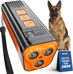 Packaging and included components of Ailck dog deterrent device