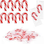 Taboom mini peppermint candy canes front view of individual packaging