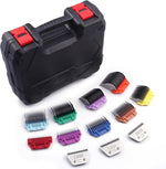 Underneath view of DODAER wide blade clipper guards illustrating the heavy duty attachment clips