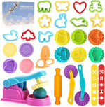 Decebaya dough tools play set front view with storage box