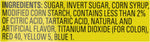 Back of the 12 ounce Sour Patch Kids watermelon candy packaging