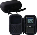 WERJIA hard carrying case front view showcasing durable black EVA hardshell design.