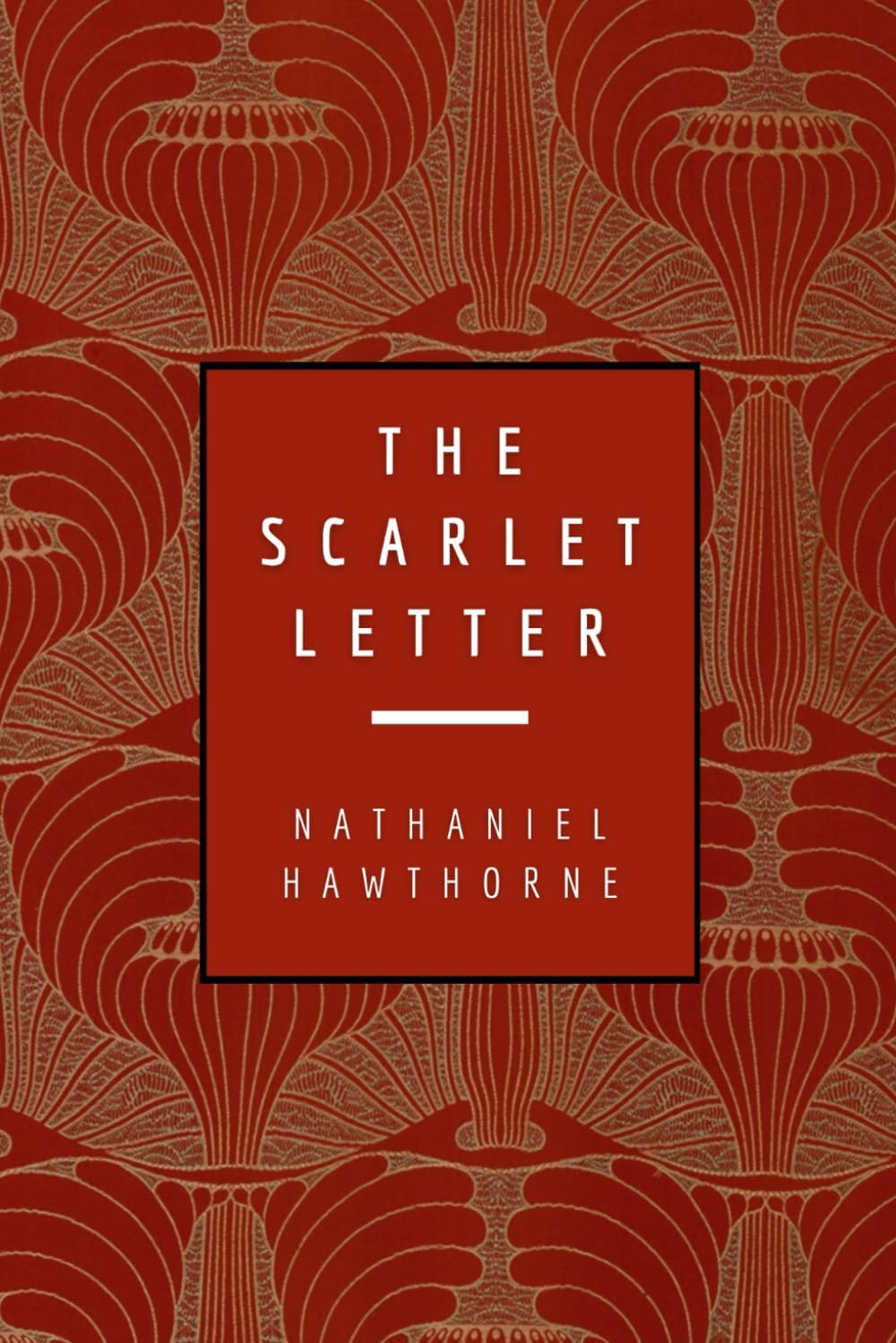 Aspen Book Company The Scarlet Letter paperback front view showing the classic book cover design.