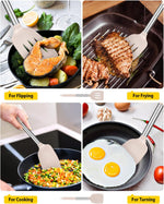 Bundlepro heat resistant cooking spatula angled view