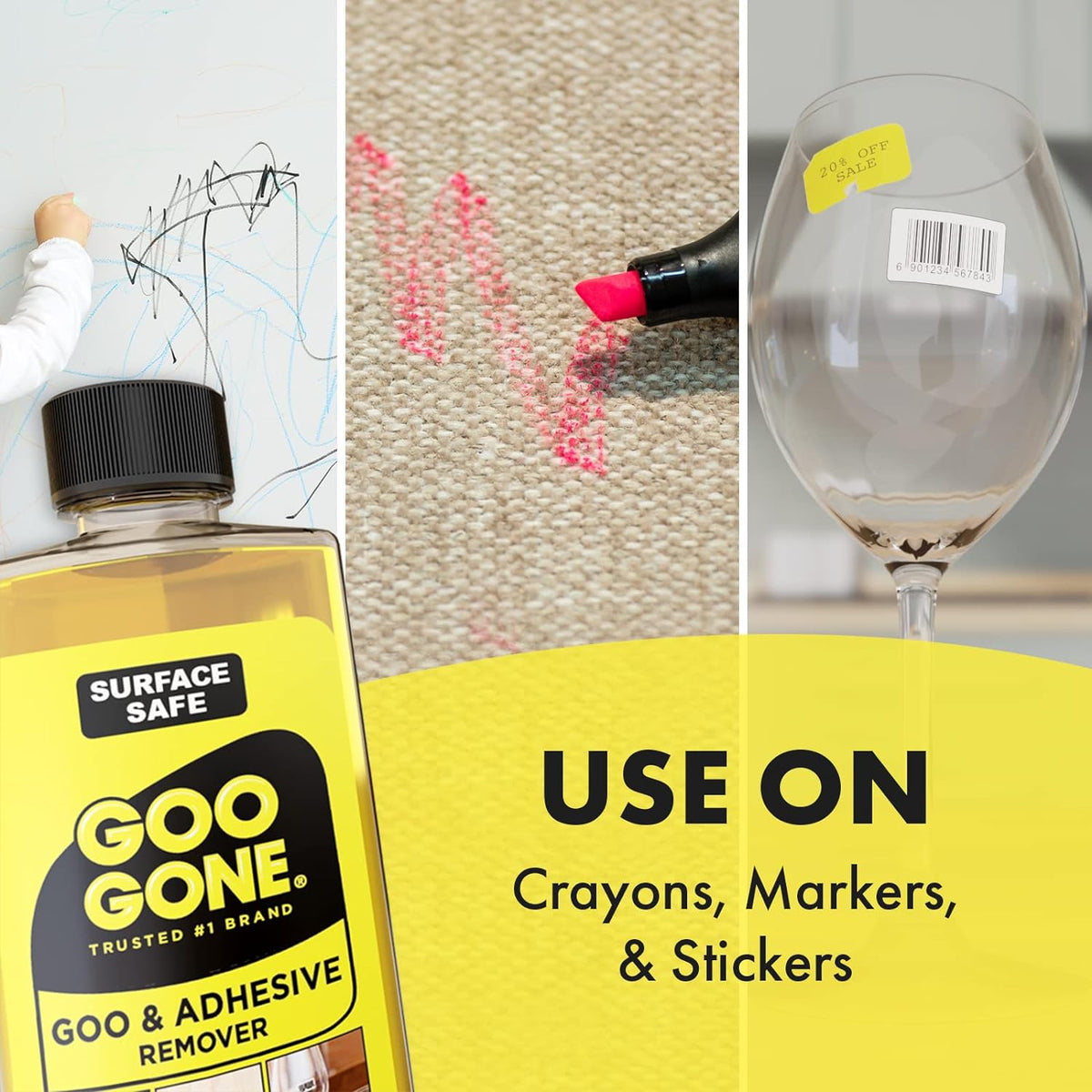 Goo Gone adhesive remover cap and neck close up view