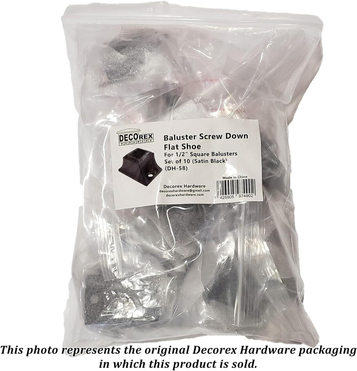 Decorex Hardware DH-58 structural base mount packaging
