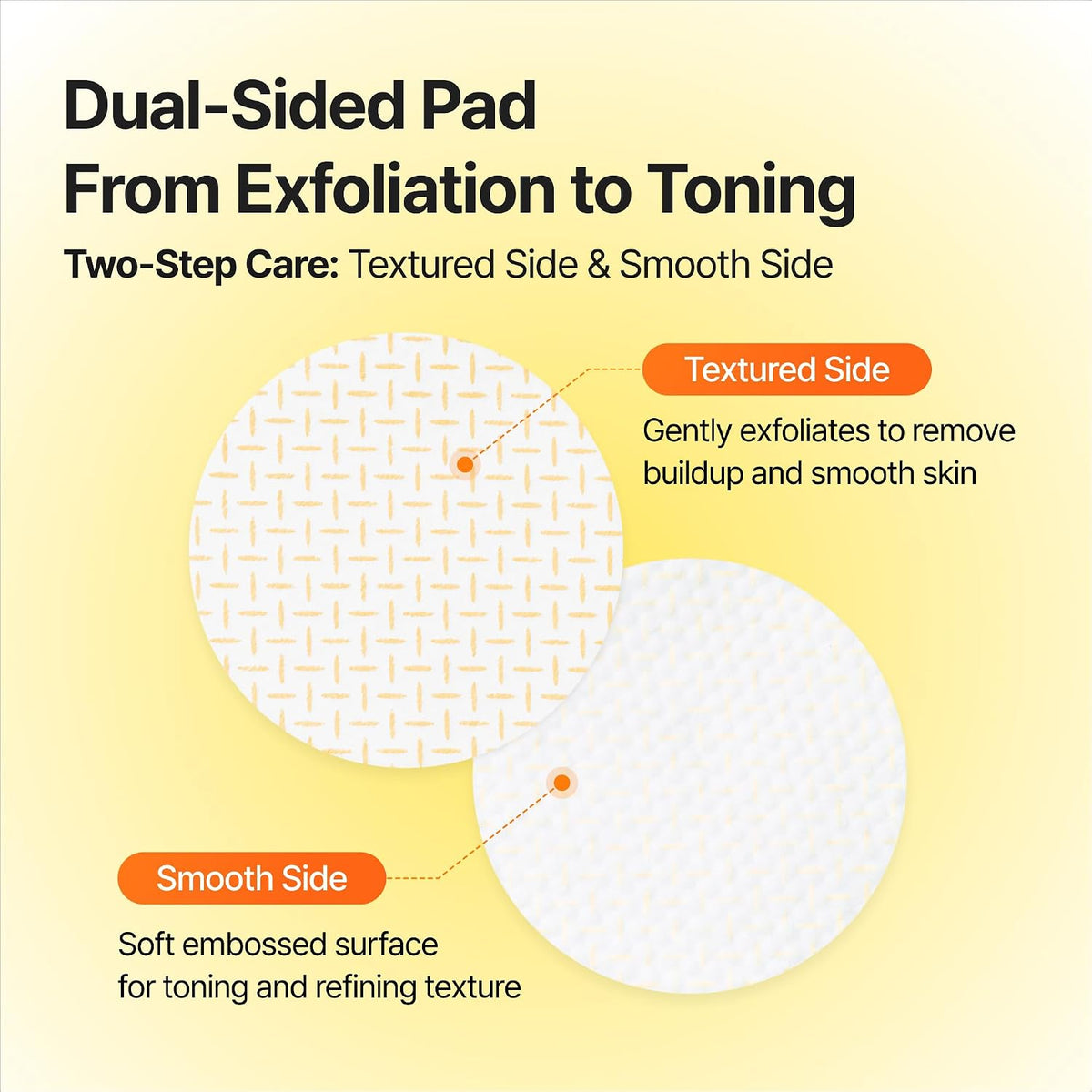 Celimax body brightening pads showing the dual-textured silicone grid side.