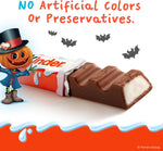 Authentic Kinder Chocolate bag back showing ingredients