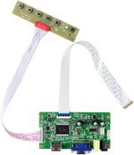 LCDBOARD VGA controller board front view with 30-pin eDP cable