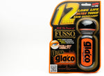 SOFT99 Ultra Glaco seventy millilitre bottles front view showcasing integrated felt applicator for hydrophobic glass coating