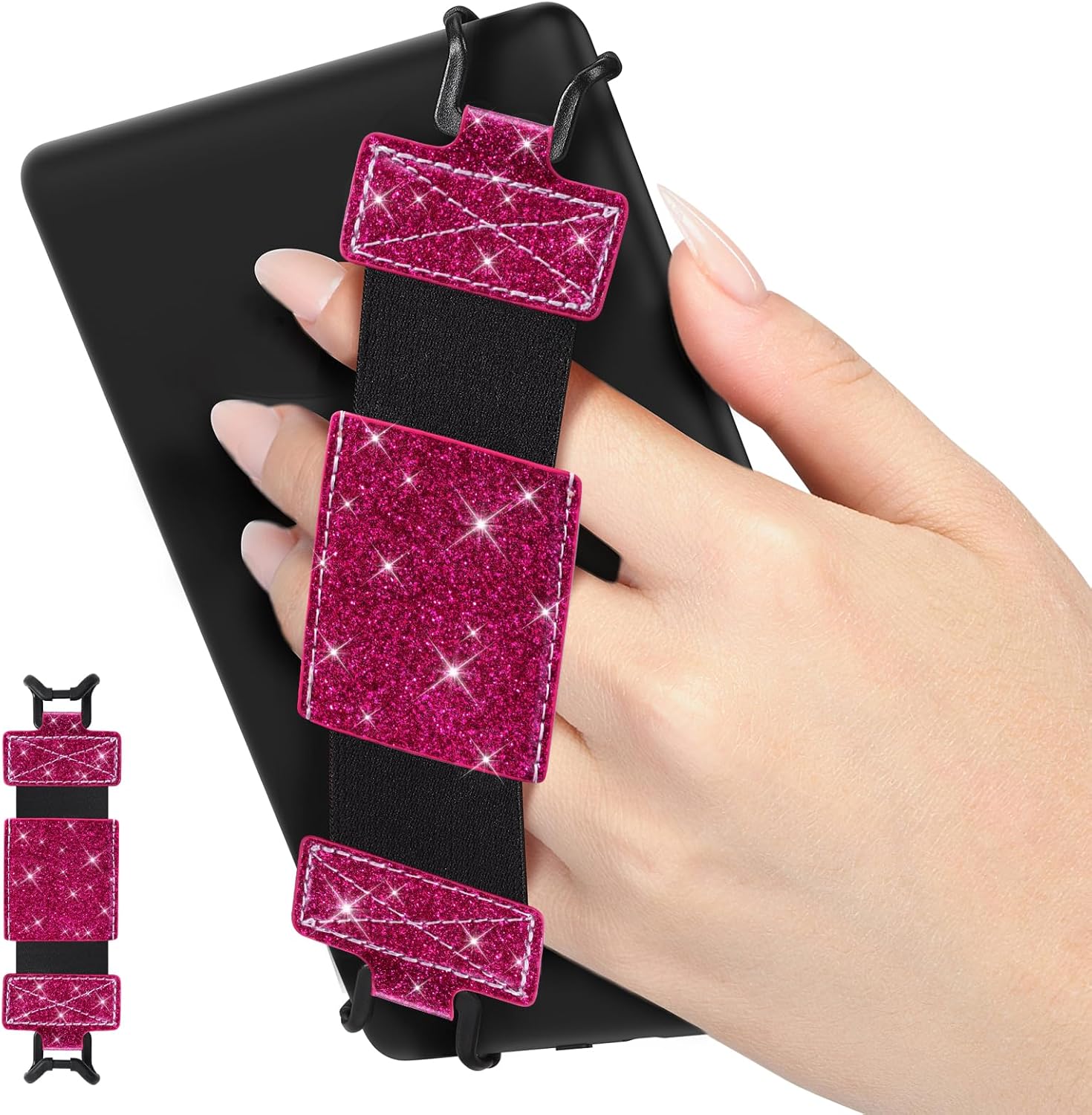 MoKo soft hand strap for 6 to 8 inch Kindle e-reader front view