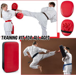 Poen combat sports training gear arranged for home workout
