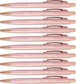 Cityhermit retractable ballpoint pens shown in a lifestyle office desk arrangement.