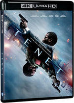 Tenet 4K Ultra HD and Blu-ray multi-disc case layout