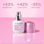Clarins Bright Plus serum label details and size
