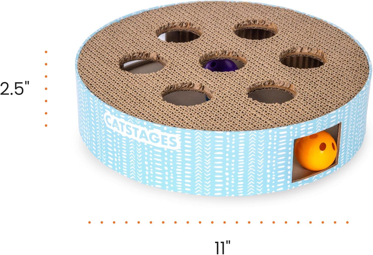 Catstages toy packaged for authentic USA import delivery