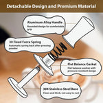 Attsky tamper leveling guide and shims view