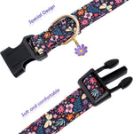 Faygarsle floral pet collar adjustable strap display
