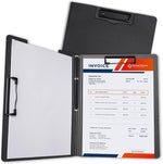 Tomorotec nursing foldable clipboard front view in black