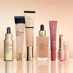 Estée Lauder cheek tint formulation being blended out smoothly on skin.