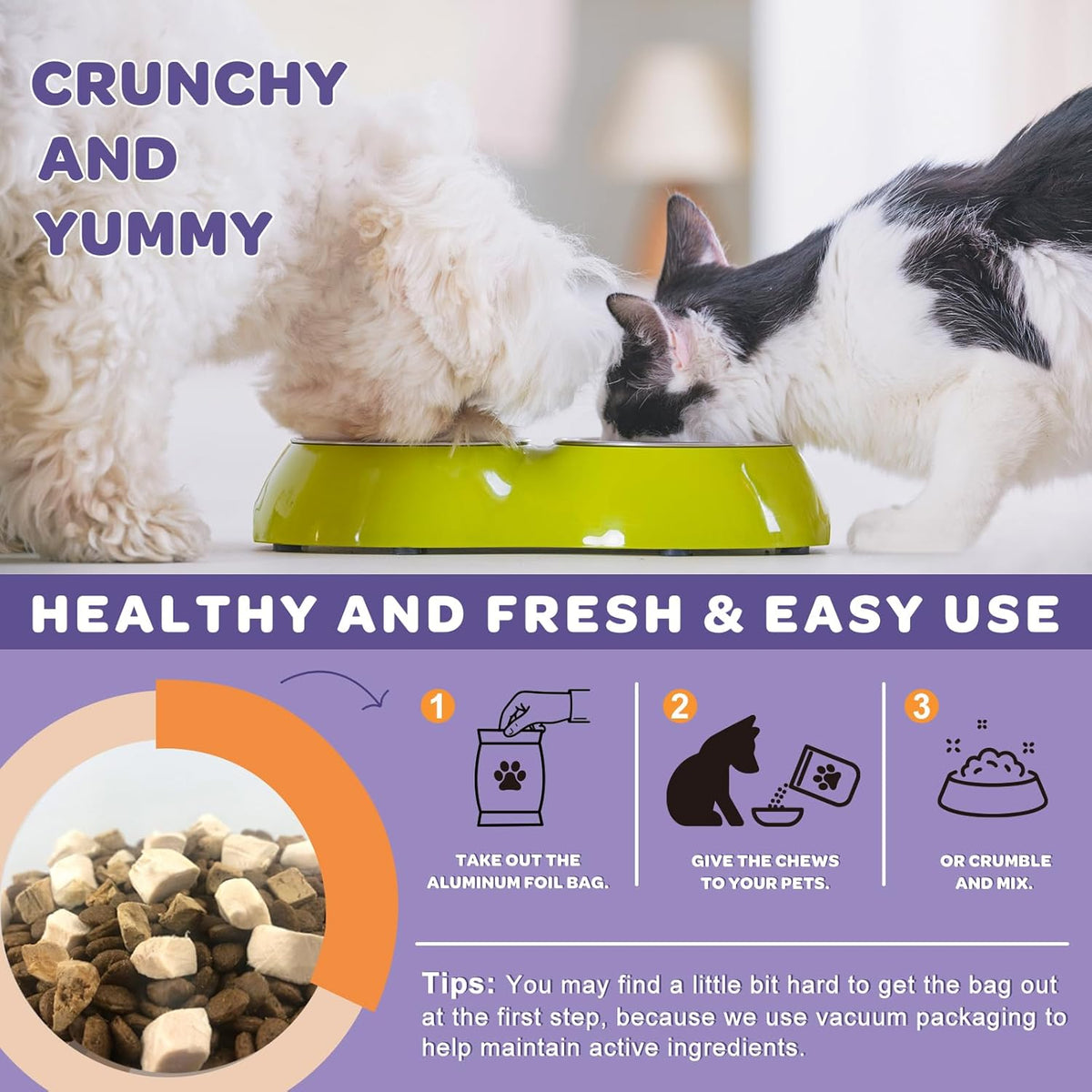 Nature Target dog prebiotics and digestive enzymes for gas relief