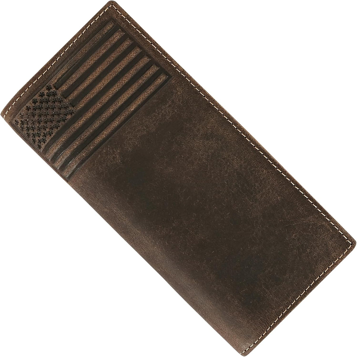 Leather Long Wallet for Men Western Wallet Rodeo Mens Wallet Flat Bifold Wallets for Men Biker Billfold Wallet for Men Cowboy Wallet RFID Wallet for Men with Credit Card Holder - Image 10
