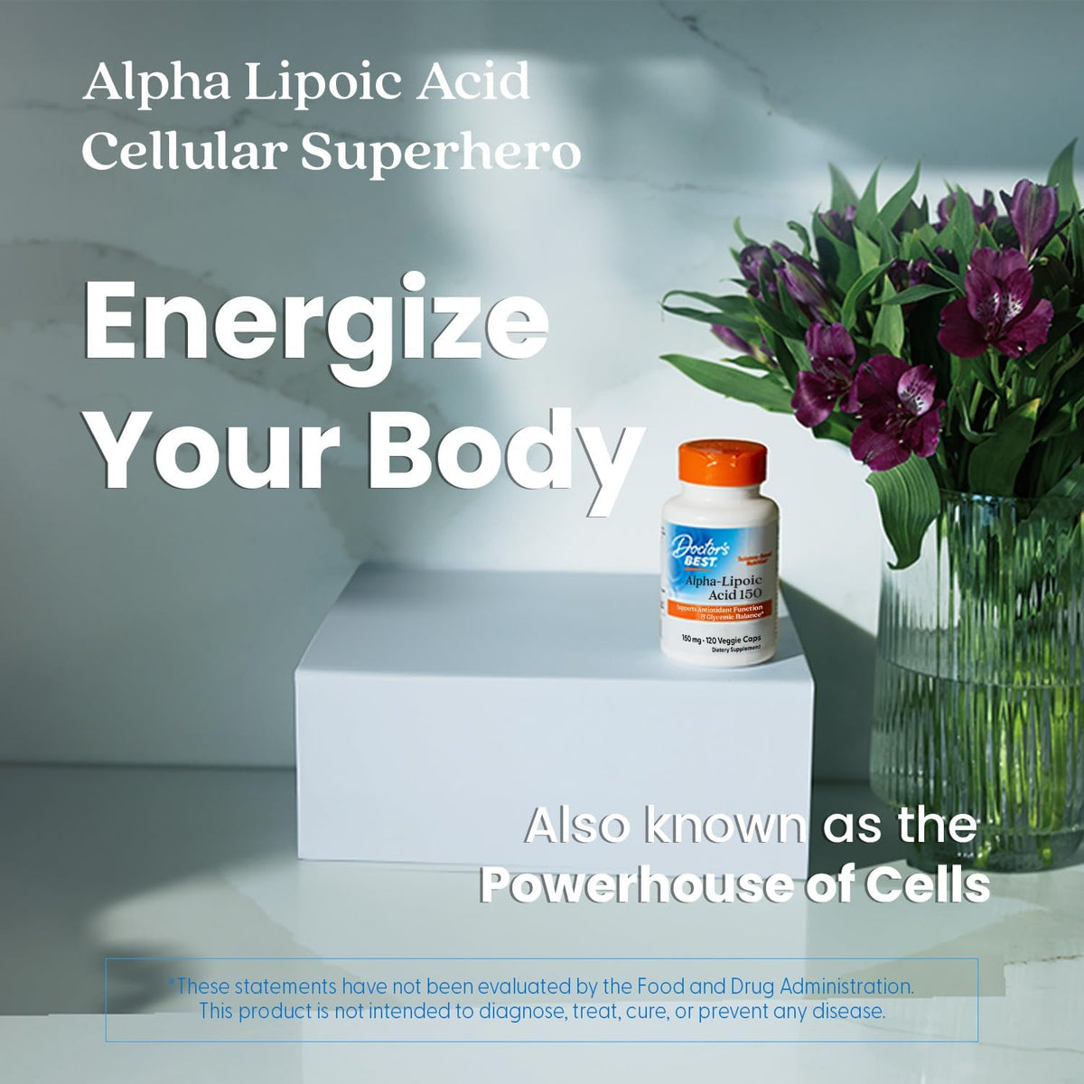 Doctor's Best Alpha Lipoic Acid bottle cap and safety seal