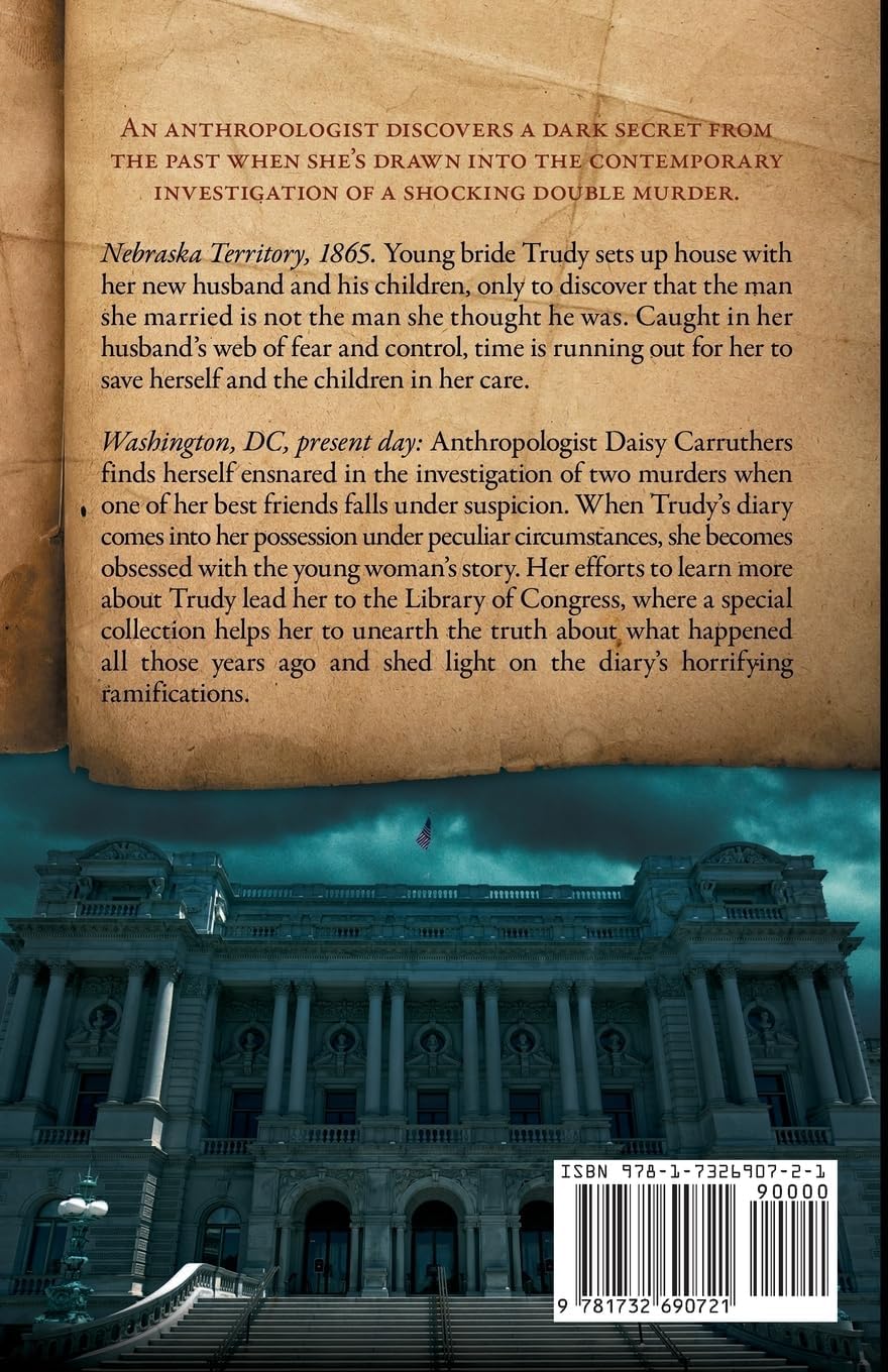 Trudy's Diary Libraries of the World Mystery Book 1 spine and back cover